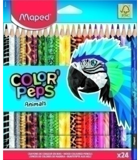 LAPICES MAPED COLOR PEPS ANIM. est.24