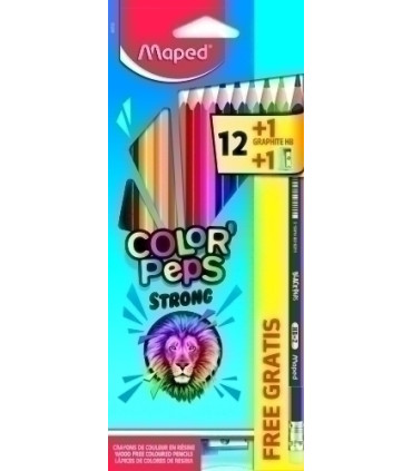 LAPICES COLOR MAPED STRONG es.12