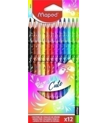 LAPICES COLOR MAPED MINI CUTE  est.12