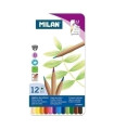 LAPICES COLOR MILAN HEX. CAJA METAL.12