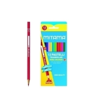 LAPICES COLOR MITAMA TRIANG.C/12