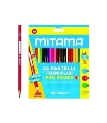LAPICES COLOR MITAMA TRIANG.C/24