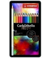 LAPICES COLOR STABILO CARBOTHELLO MET.12