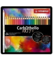 LAPICES COLOR STABILO CARBOTHELLO MET.24