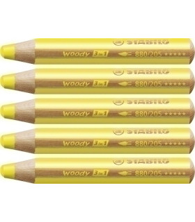LAPICES STABILO WOODY 3 en 1 AM. EST.5