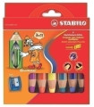 LAPICES COLOR STABILO WOODY 3 en 1 est.6