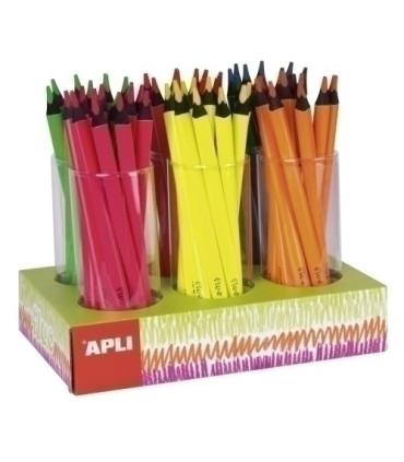LAPIZ APLI JUMBO FLUOR TRI. EXP.108