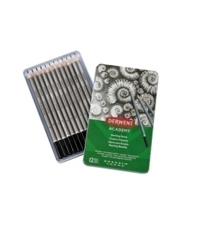 LAPIZ DERWENT CAJ.METALICA 5H-6B
