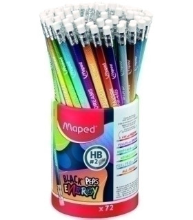 LAPIZ MAPED BLACK PEPS ENERGY - HB B/72