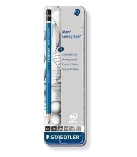 LAPIZ STAEDT.100 LUMOGRAPH caja METAL 6