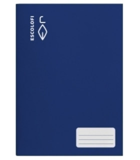 LIBRETA ESCOLOFI A4 32h PT.5 70g AZUL
