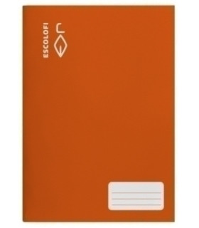 LIBRETA ESCOLOFI A4 32h PT.3 70g NARANJA
