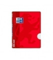 LIBRETA GRAP.OXFORD SCH.A5 48h CD.4 ROJO