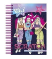 LIBRO SUPER GIRLS NEON SCRATCH ART