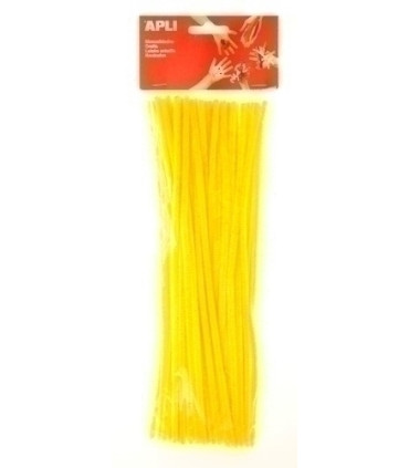 LIMPIA PIPAS APLI AMARILLO 30 cm. B/50