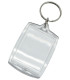 LLAVEROS RECTAN. NIEF.PLASTICO CRISTAL 5