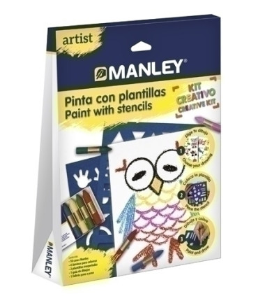 MANLEY ARTIST PINTA CON PLANTILLAS