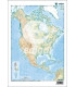 MAPA MUDO EDG.COLOR FISICO AMERICA NORTE