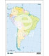 MAPA MUDO EDG.COLOR POLIT. AMERICA SUR