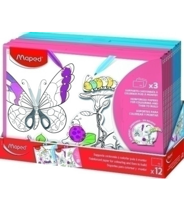 MAPED SOPORTE COLOREAR Y PINTAR 3und