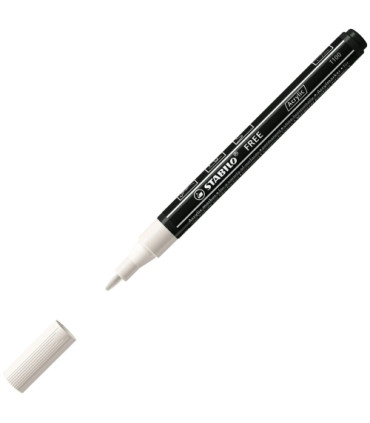 ROTUL.STABILO ACRYLIC FREE T100 BLANCO