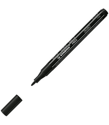 ROTUL.STABILO ACRYLIC FREE T100 NEGRO