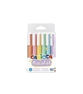 ROTUL.CARIOCA LAVABLE PASTEL B/6