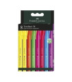 ROTUL.FLUOR FABER CASTELL 38 PACK DE 8