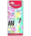 ROTUL. FLUOR MAPED DUO PASTEL B/3