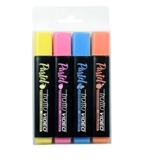 ROTUL.FLUOR TRATTO VIDEO PASTEL SURT.C/4