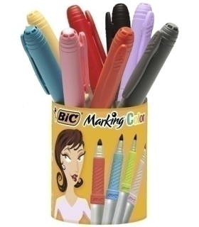 ROTUL.BIC MARKING COLOR BOTE 9+1 SURTIDO