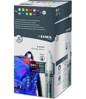 ROTUL.LYRA MARK ALL 1,0 mm. SURTIDO C/12