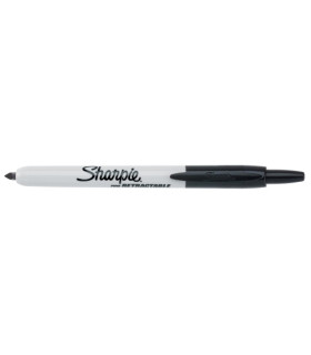 ROTUL.PAPERMATE SHARPIE RETRACTIL NEGRO