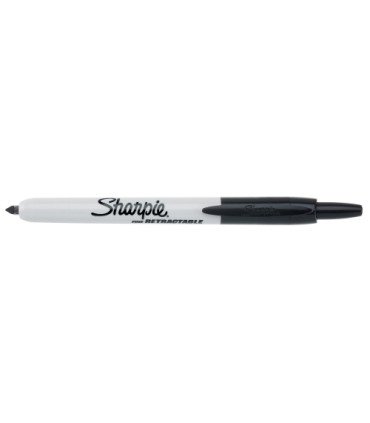 ROTUL.PAPERMATE SHARPIE RETRACTIL NEGRO