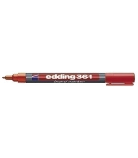 ROTUL.PIZAR.EDDING 361 ROJO