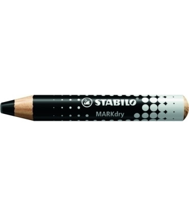 ROTUL.PIZAR. STABILO MARKDRY NEGRO
