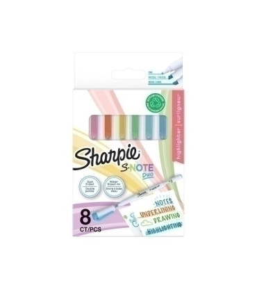 ROTUL.SHARPIE S NOTE DUO B/8