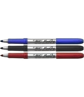 ROTUL.BIC MARKING COL.METAL CAJA DE 12