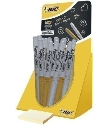 ROTUL.BIC MARKING GOLD&SILVER EXP.24