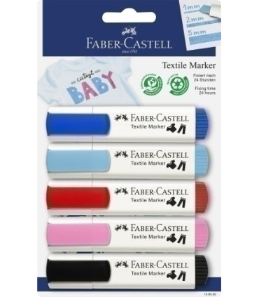 ROTUL.FABER CASTELL MARCADOR TEX.BP. B/5