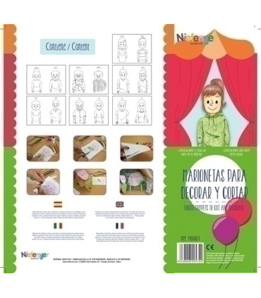 MARIONETA DEDOS LA FAMILIA PACK 14