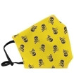 MASCARILLA REUT. GRAN. SKULL AMARILLO