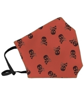 MASCARILLA REUT. GRAN. SKULL ROJO