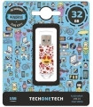 MEMORIA USB 32GB TECHONE HEART-EYES