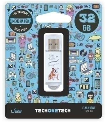 MEMORIA USB 32GB TECHONE VIDA PERRA