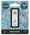 MEMORIA USB 32GB TECHONE VIDA PERRA