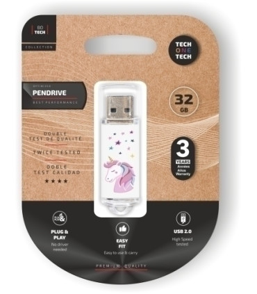 MEMORIA USB 32GB TECHONE UNICORNIO DREAM