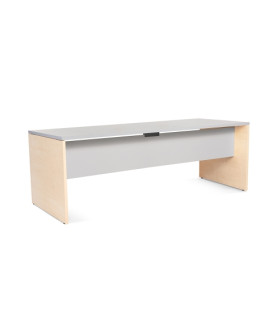 MESA ROCADA WORK 200x80 HAYA/GRIS