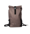 MOCHILA OXFORD IDENTITY ROLL TOP MARRON