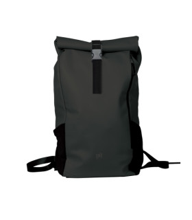 MOCHILA OXFORD IDENTITY ROLL TOP NEGRO